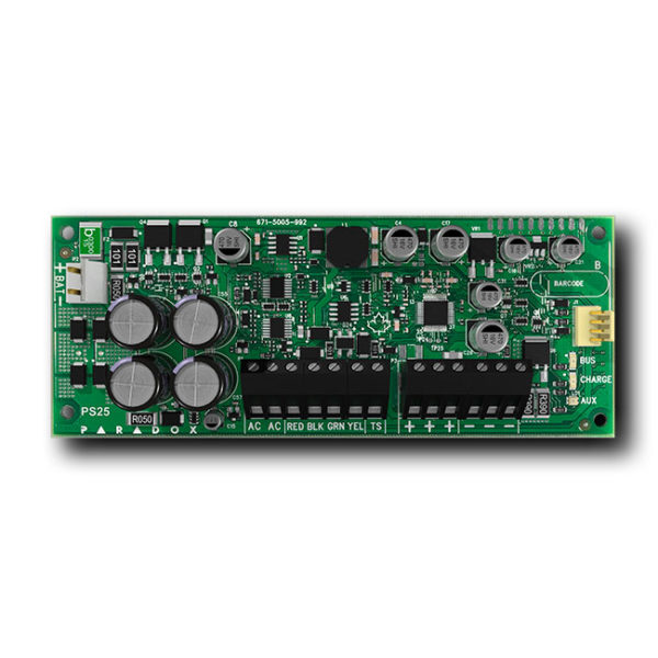 Carte alimentation supervisée PARADOX PS25