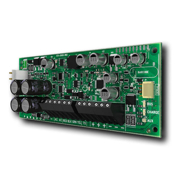 Carte alimentation supervisée PARADOX PS25 - Vue 45° droite