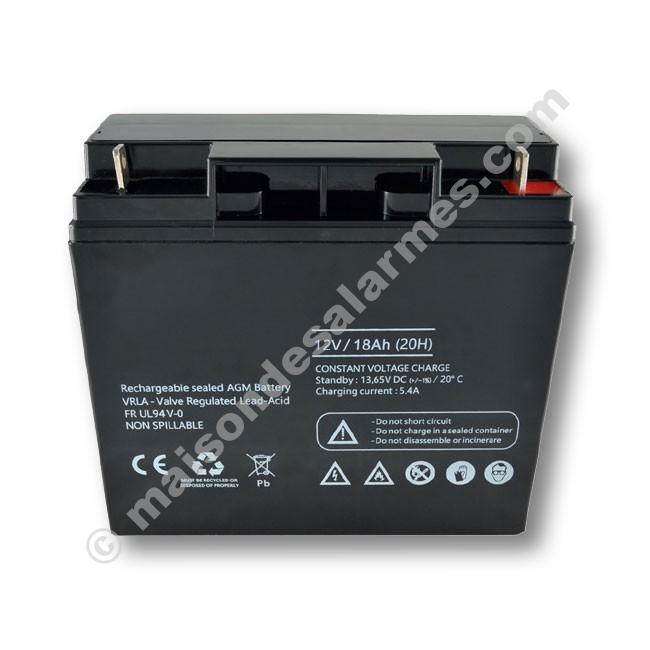 Batterie 12V - 18Ah pour alarme