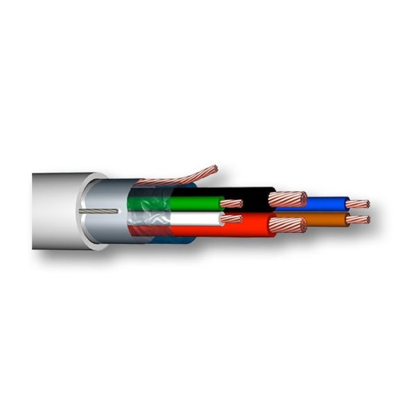 CÂBLE ALARME 4 CONDUCTEURS + ALIMENTATION