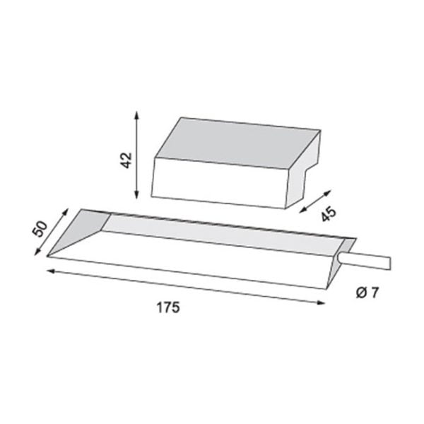 GABARIT CONTACT DE PORTE BECUWE IM1740FE