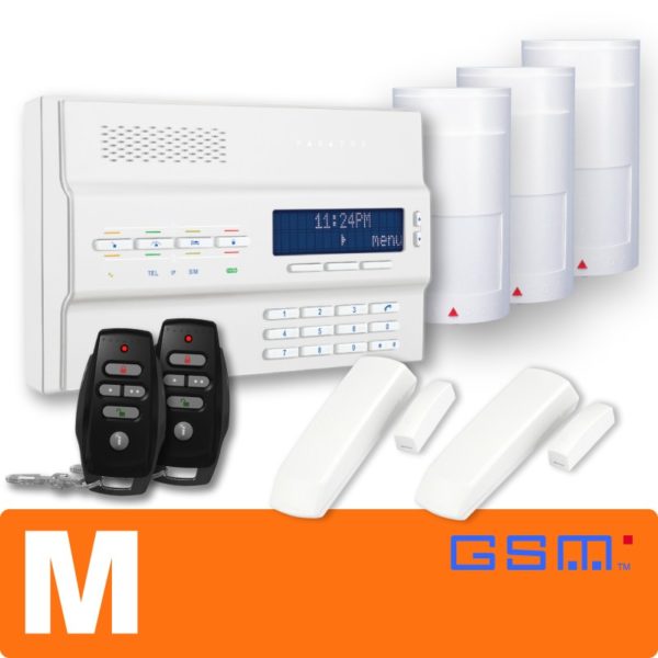 PACK ALARME SANS-FIL GSM (M) Blanc