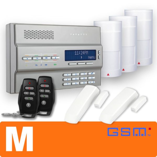 PACK ALARME SANS-FIL GSM (M) Gris