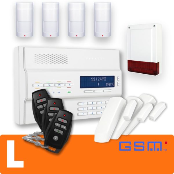 PACK ALARME SANS-FIL GSM (L) Blanc