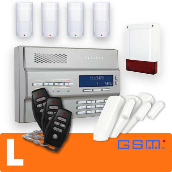 PACK ALARME SANS-FIL GSM (L) Gris