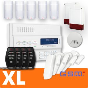 PACK ALARME SANS-FIL GSM (XL) Blanc