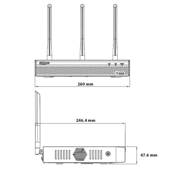 DAHUA NVR4104HS-W-S2