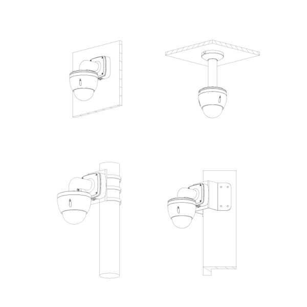 DAHUA IPC-SD42212T-HN - Installation