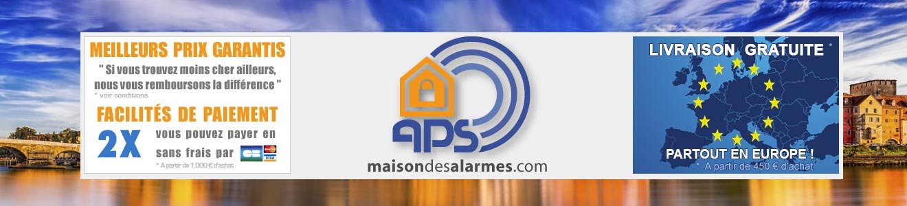 Livraison gratuite en Europe pour Alarme Maison