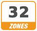 Centrale d'alarme 32 zones